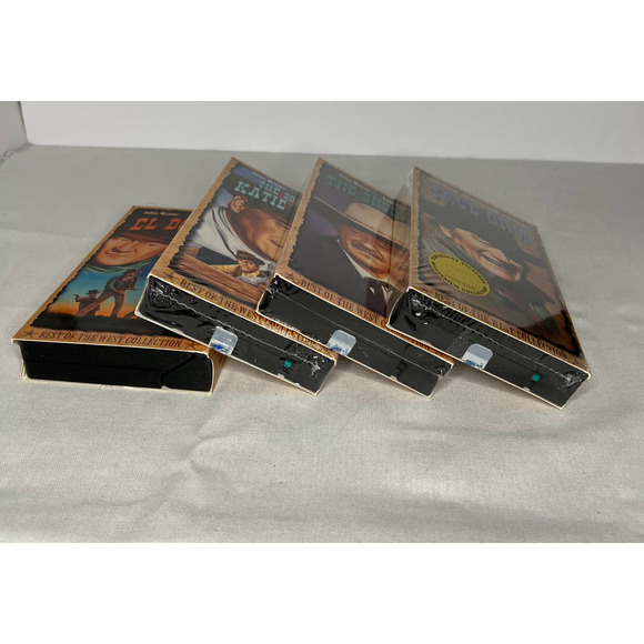 John Wayne The Duke Collection4 VHS Box Set 3 Sealed 1 Opened Excellent Best Of - Picture 6 of 6